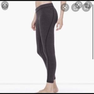 James Perse Spiral Seam Yoga Pant in Grey